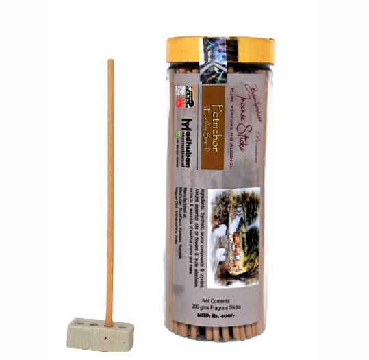 Petrichor - 200 Grams - Premium Bambooless Incense Sticks