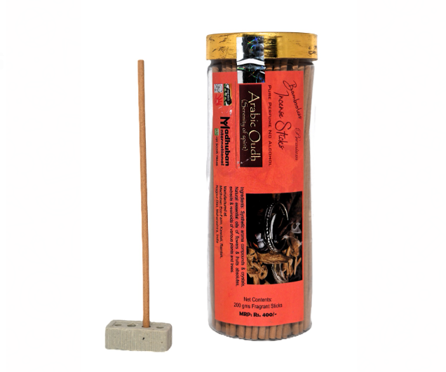 Arabic Oudh - 200 Grams - Premium Bambooless Incense Sticks