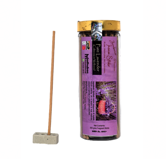 Pure Lavender - 200 Grams - Premium Bambooless Incense Sticks