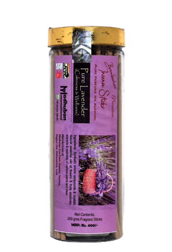 Pure Lavender - 200 Grams - Premium Bambooless Incense Sticks - Image 3