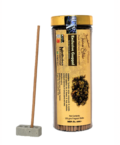 Exclusive Guggal - 200 Grams -Premium Bambooless Incense Sticks