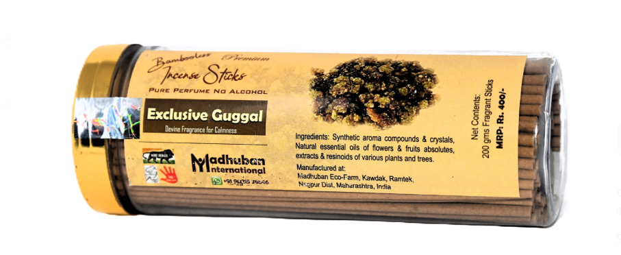 Exclusive Guggal - 200 Grams -Premium Bambooless Incense Sticks - Image 3